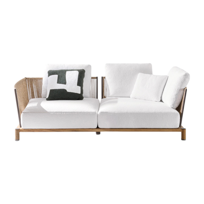 Luxury Outdoor Sofa Lounge Set With Low Profile Cushions