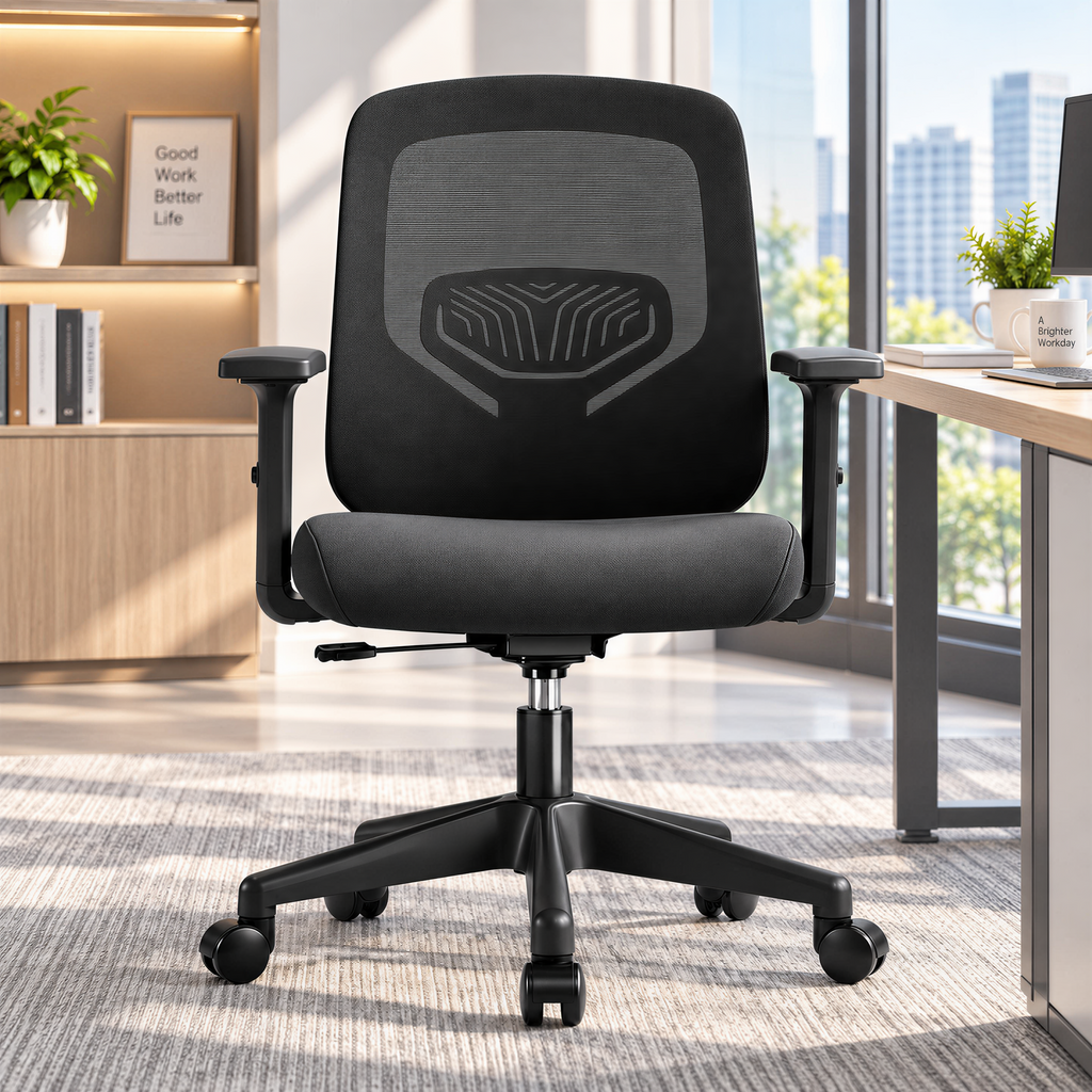 Modern Ergonomic Office Chair with Breathable Mesh