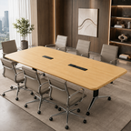 Mobile Boardroom Table with Integrated Power