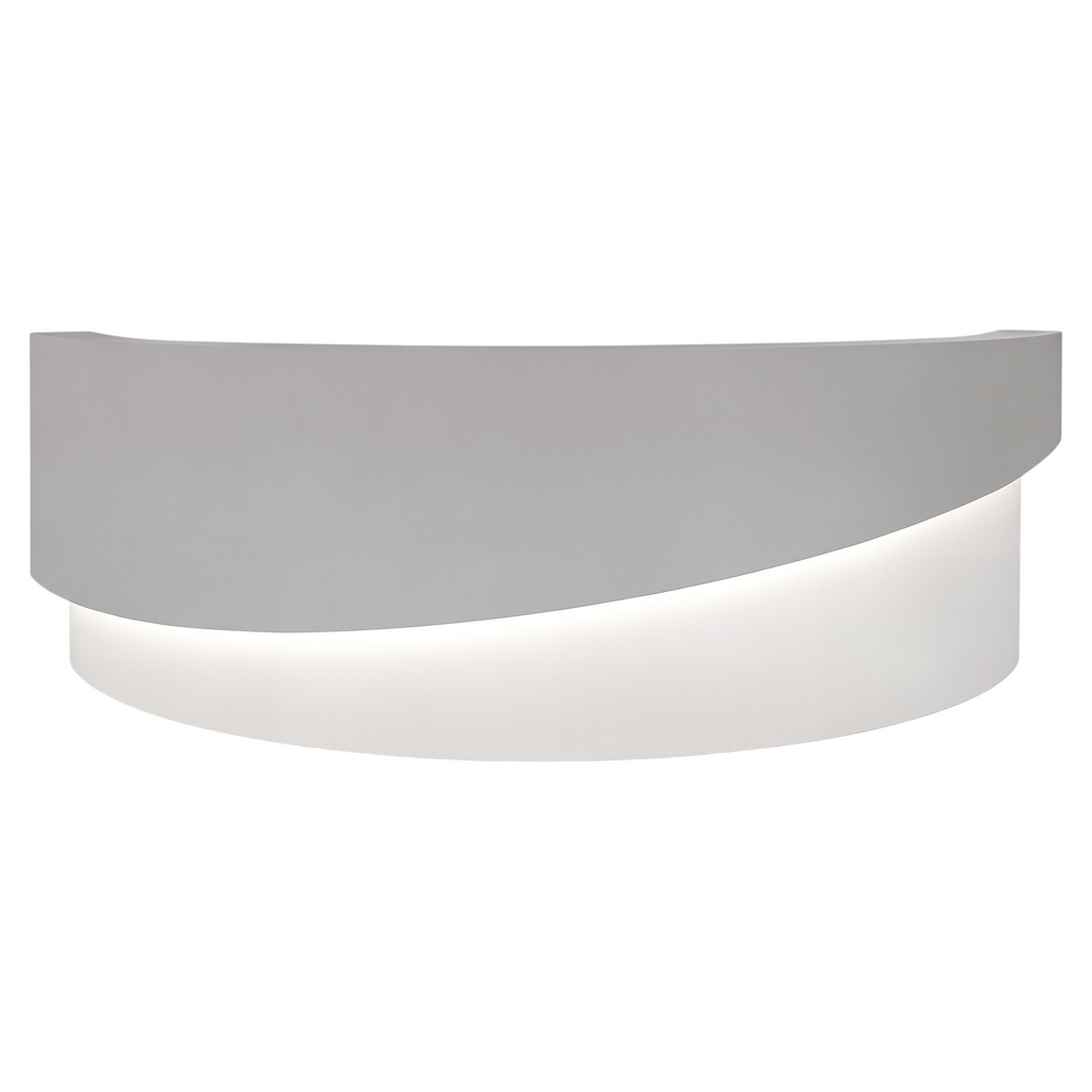 Lacquer Reception Counter with Ambient Lighting