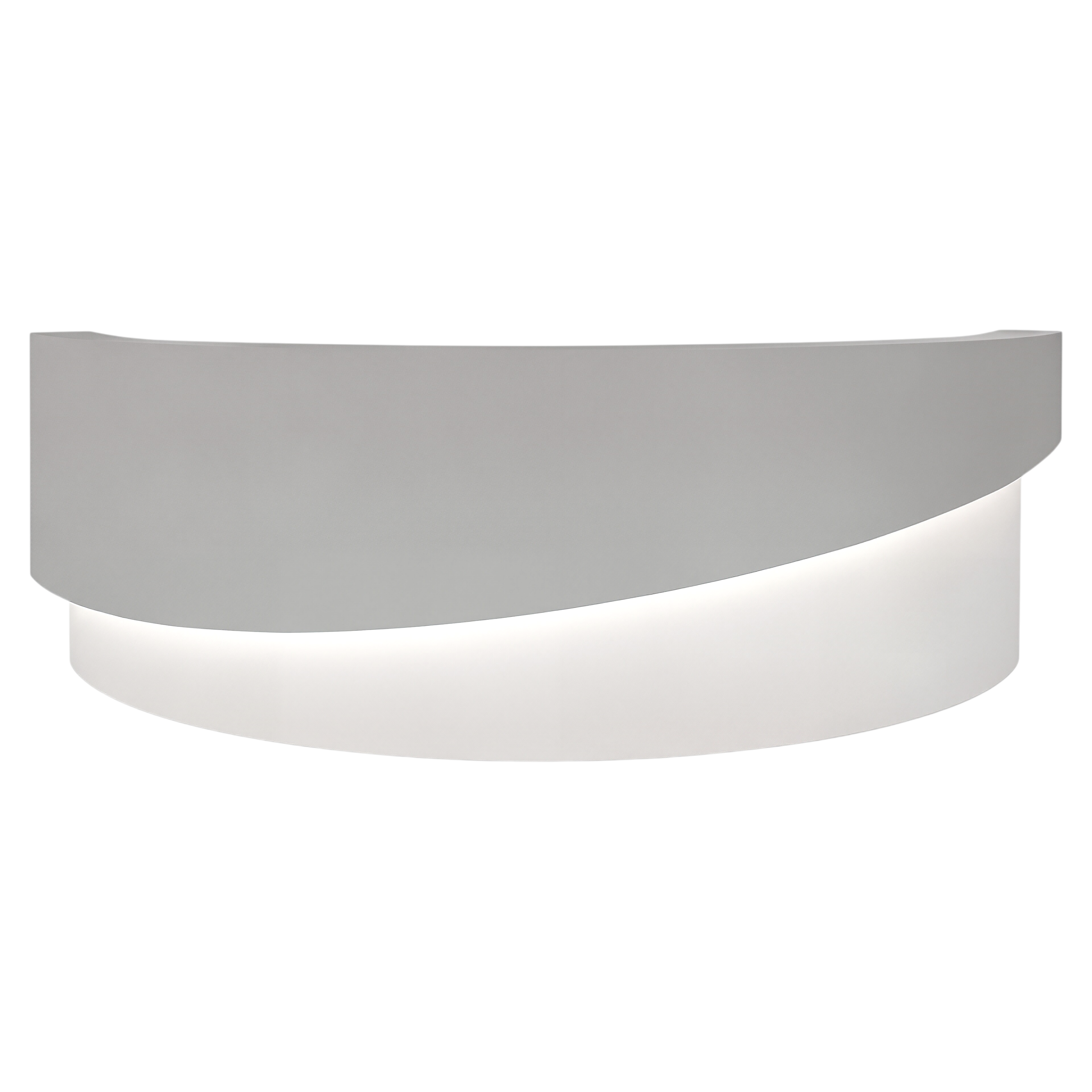Lacquer Reception Counter with Ambient Lighting