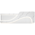 Sculptural LED Reception Counter