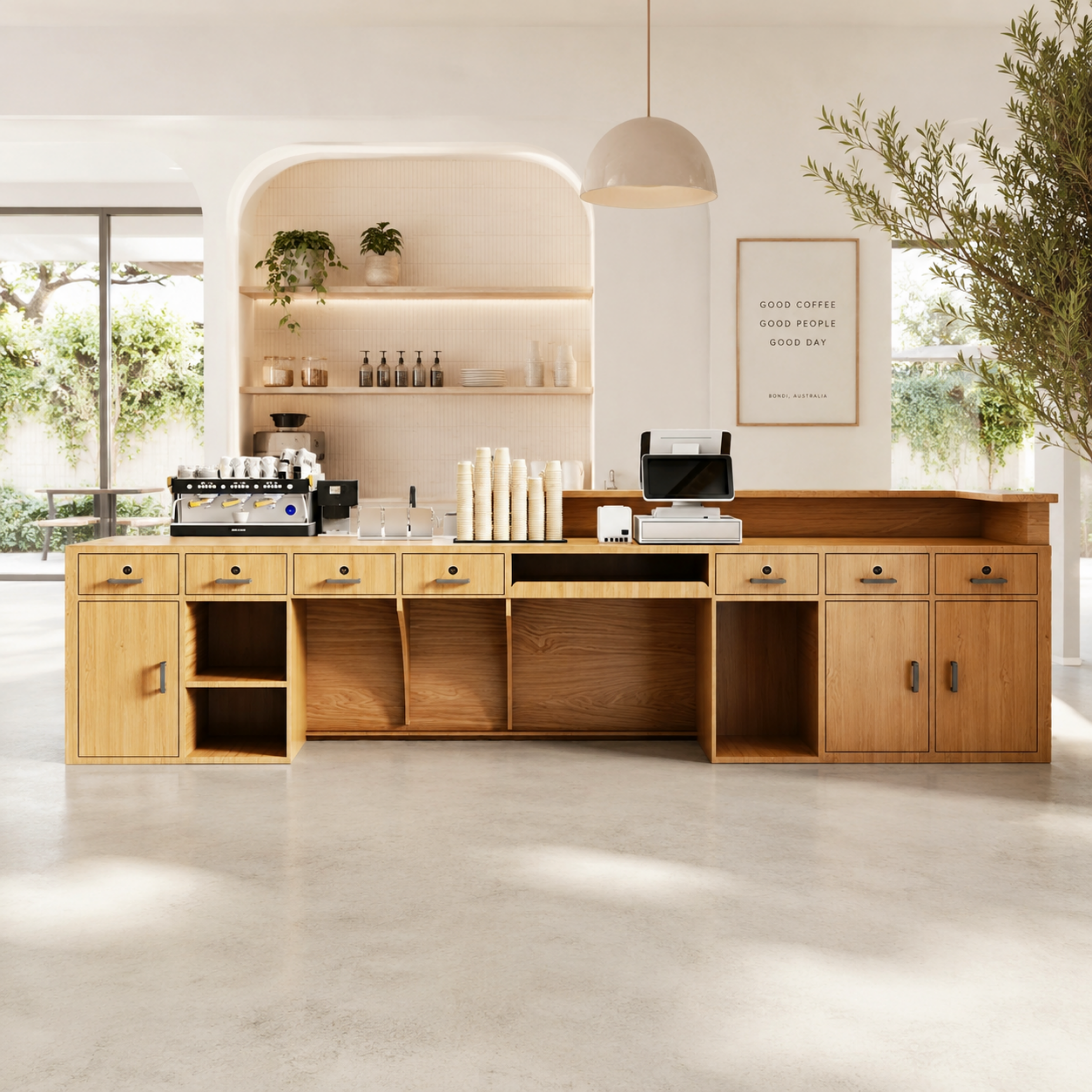 Hospitality Service Counter Desk