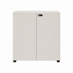 Contemporary Modular Office Storage Cabinet with Secure Custom Option