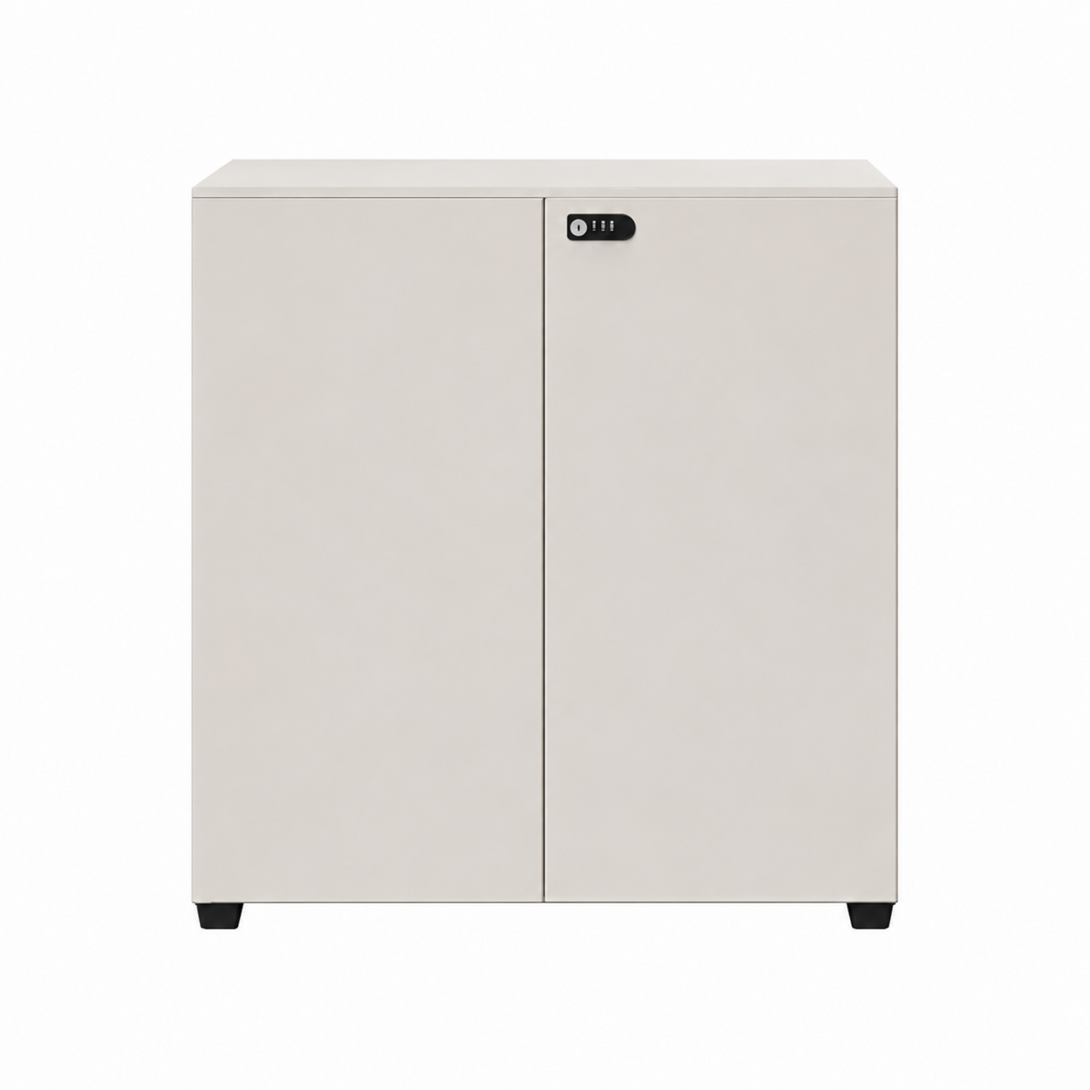 Contemporary Modular Office Storage Cabinet with Secure Custom Option