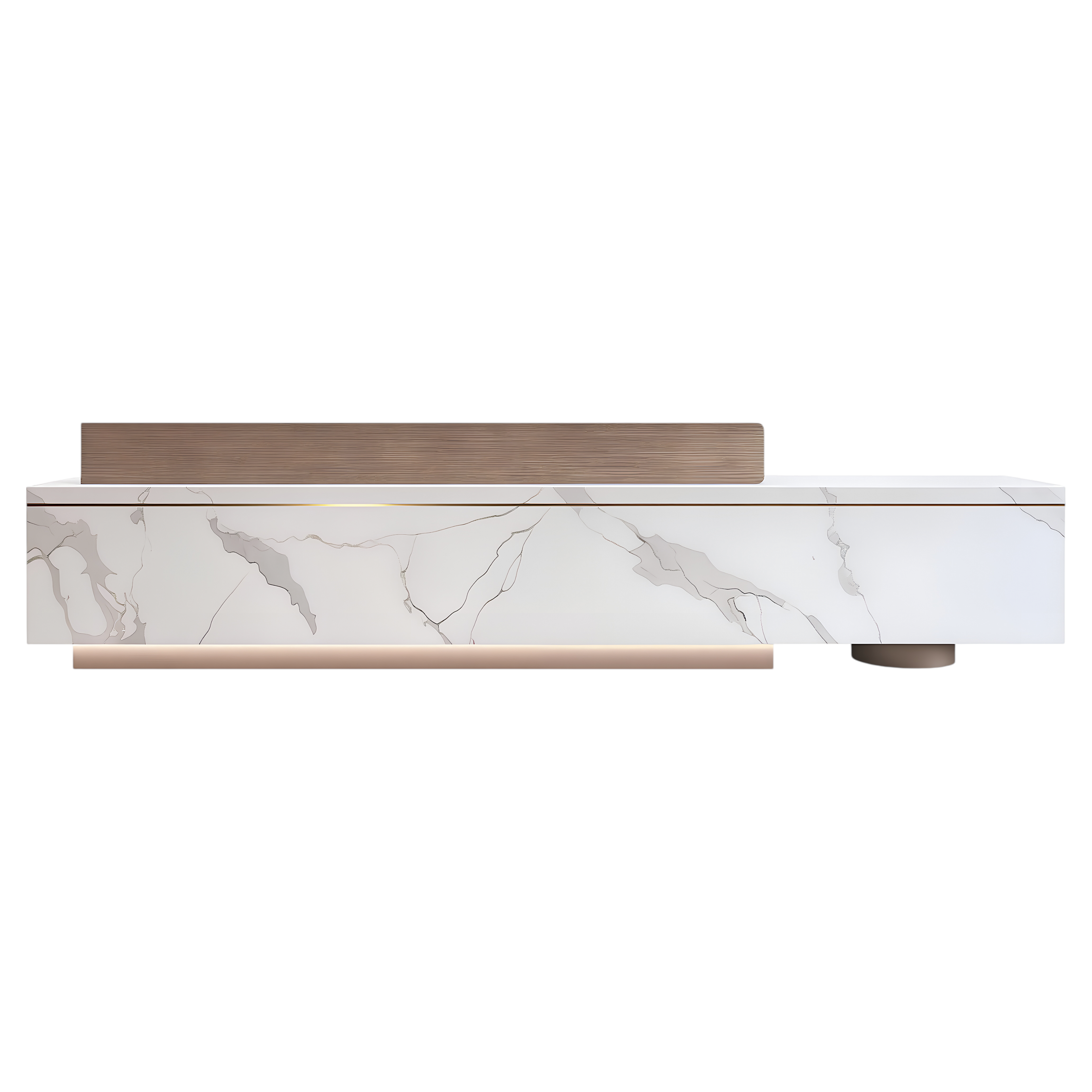 Linear Front Office Reception Counter