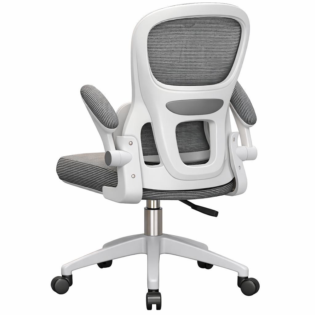 Supportive Office Chair with Padded Lumbar Cushion