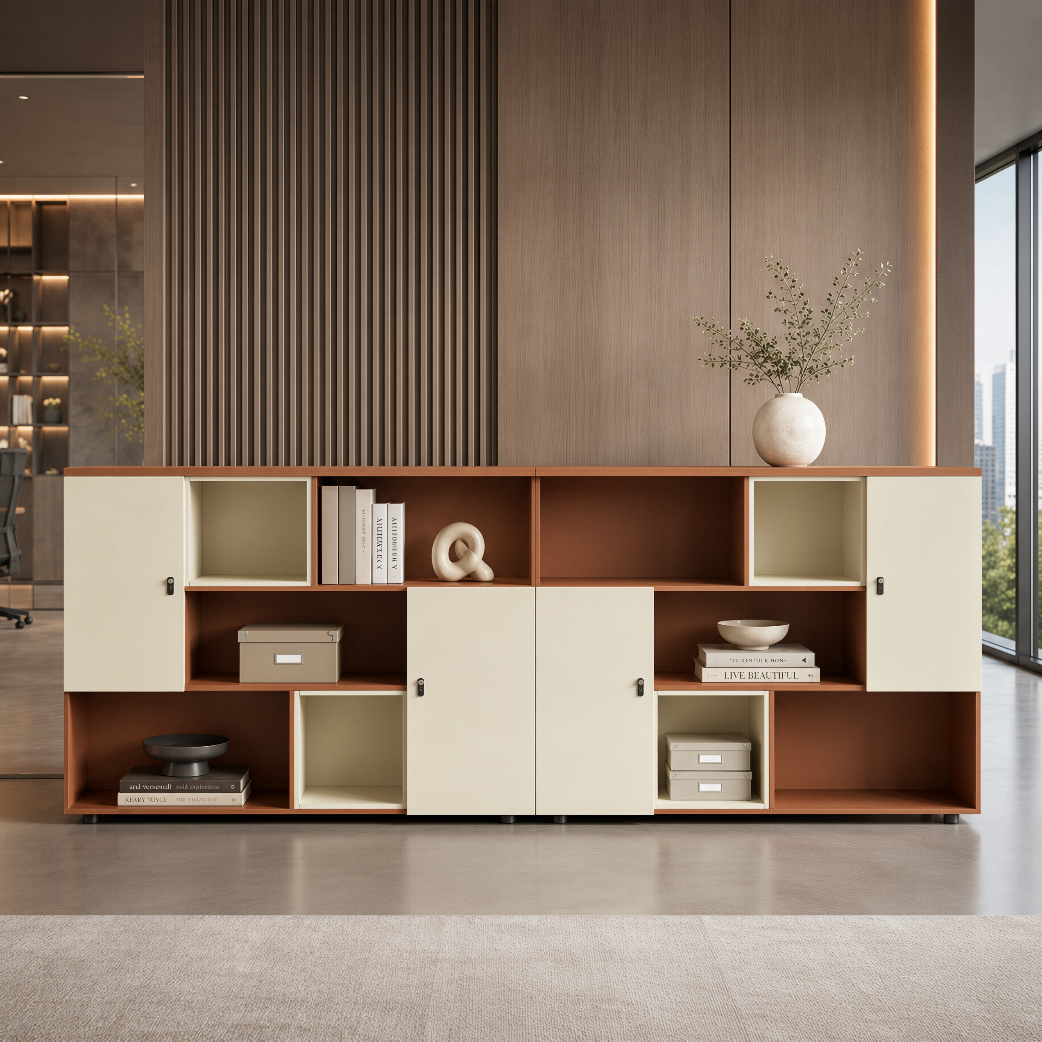 Lowline Modular Storage Cabinet for Workspaces