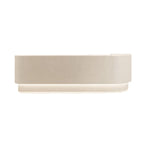 Minimalist Curved Reception Counter with Ambient LED Illumination for Professional Studios and Clinics