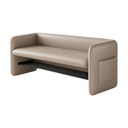 Modern Leather Shoe Storage Bench with Custom Size Options