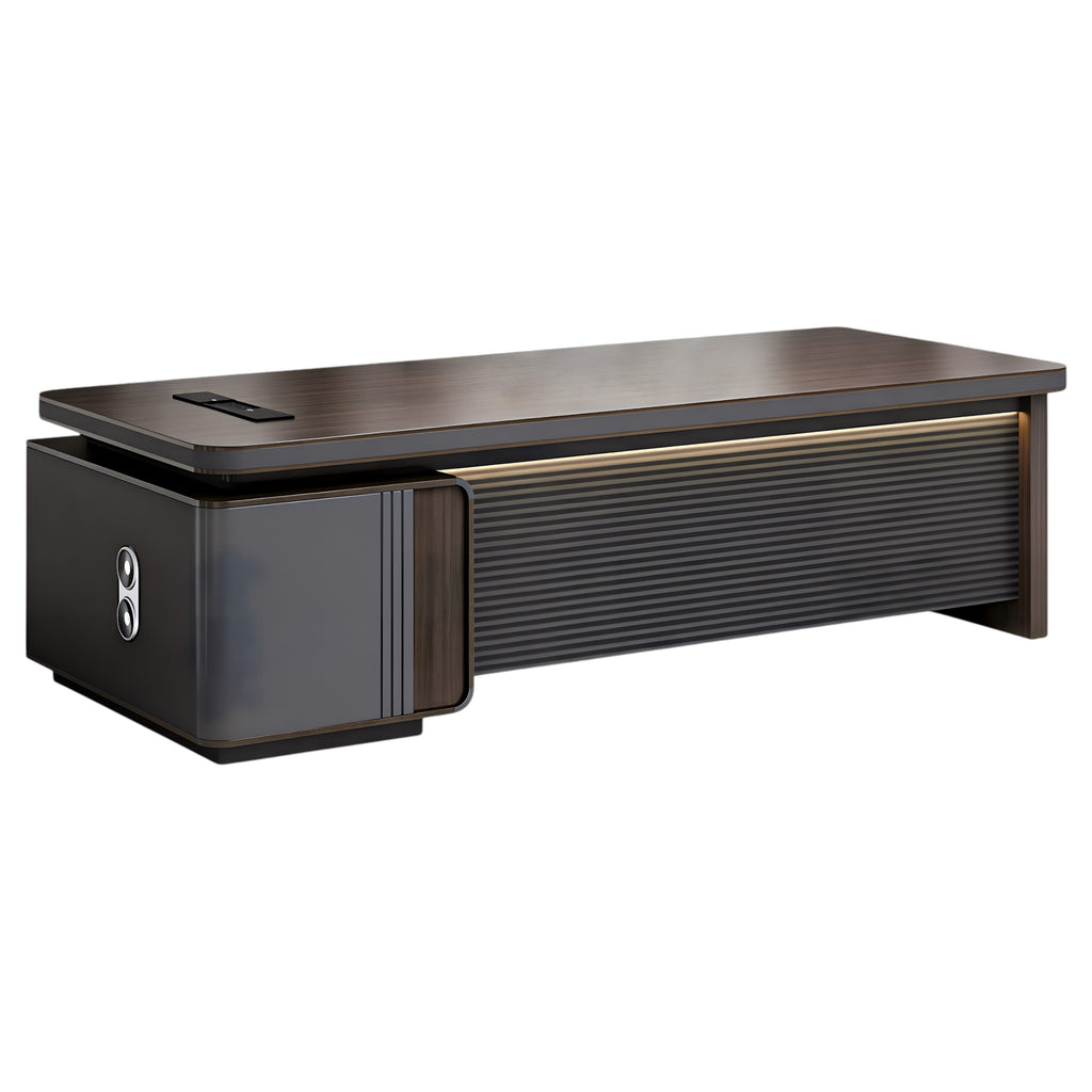 Urban Executive Desk with Statement Panel Front