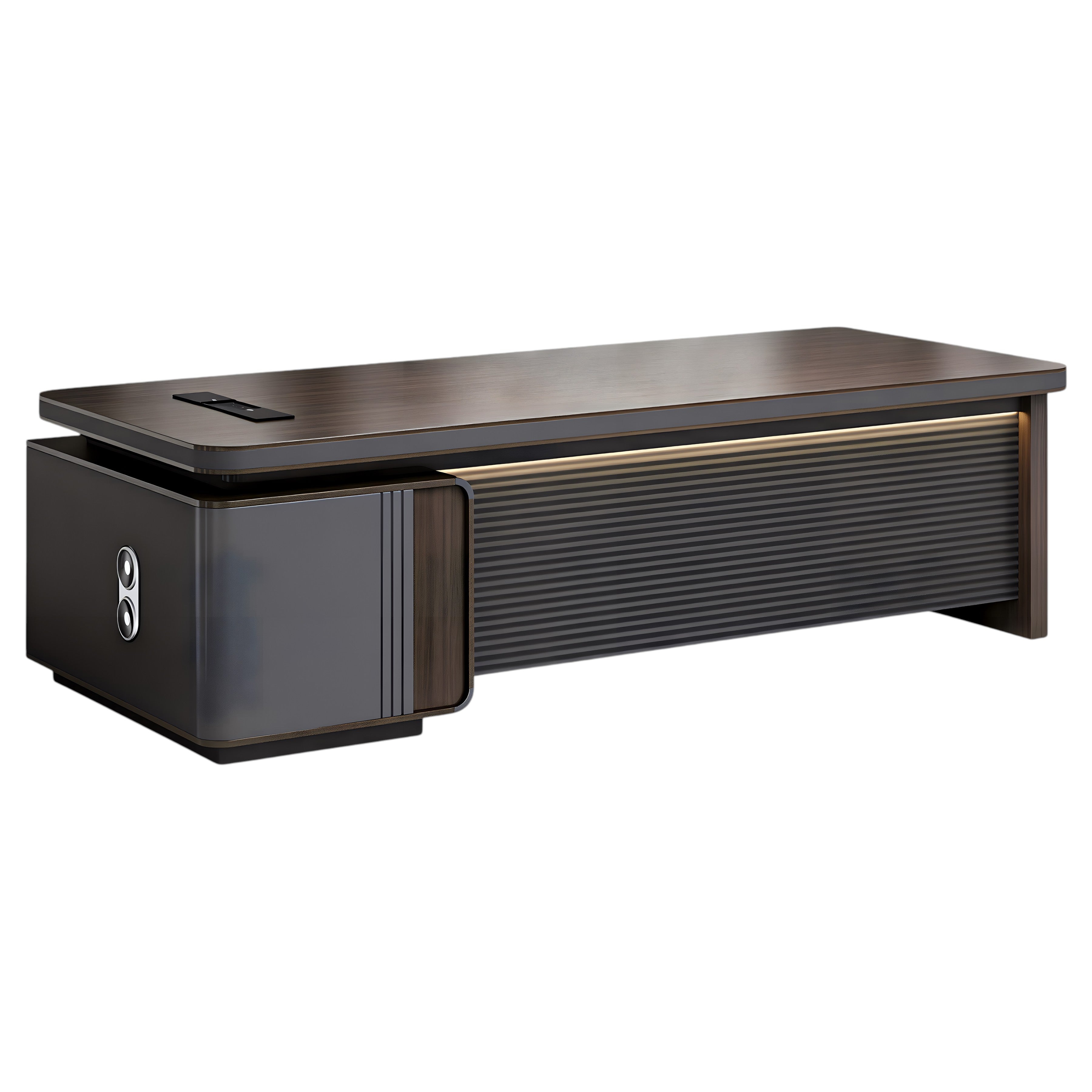 Urban Executive Desk with Statement Panel Front