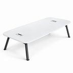 Modern Boardroom Table with Two-Tone Design and Custom Sizes