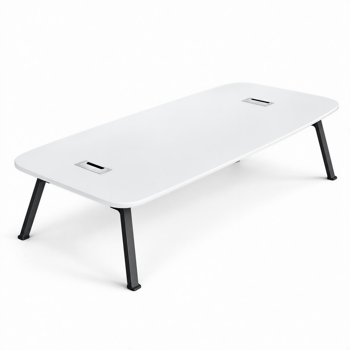 Modern Boardroom Table with Two-Tone Design and Custom Sizes