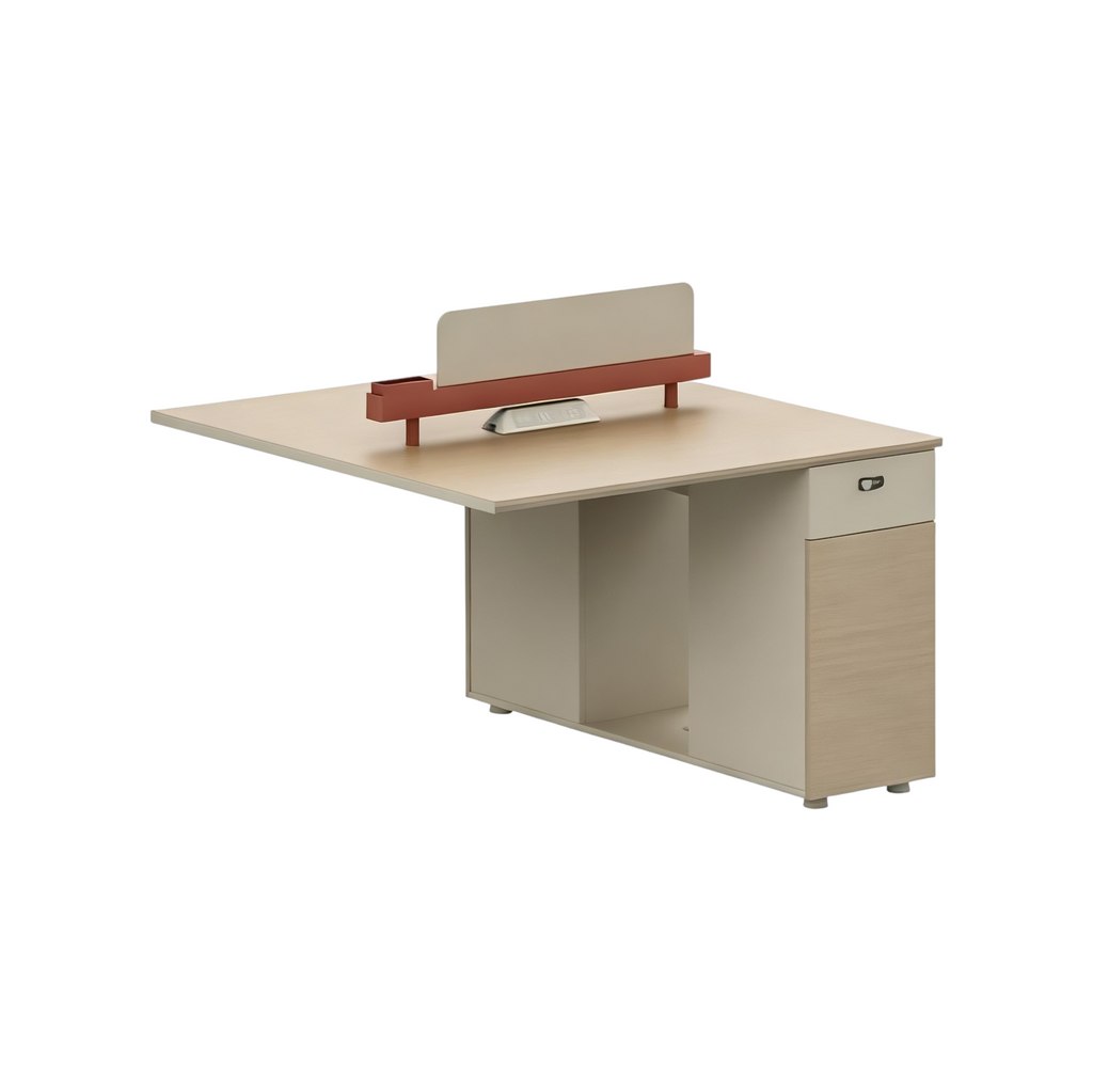 Compact Sturdy Office Desk Set for Small Workspaces