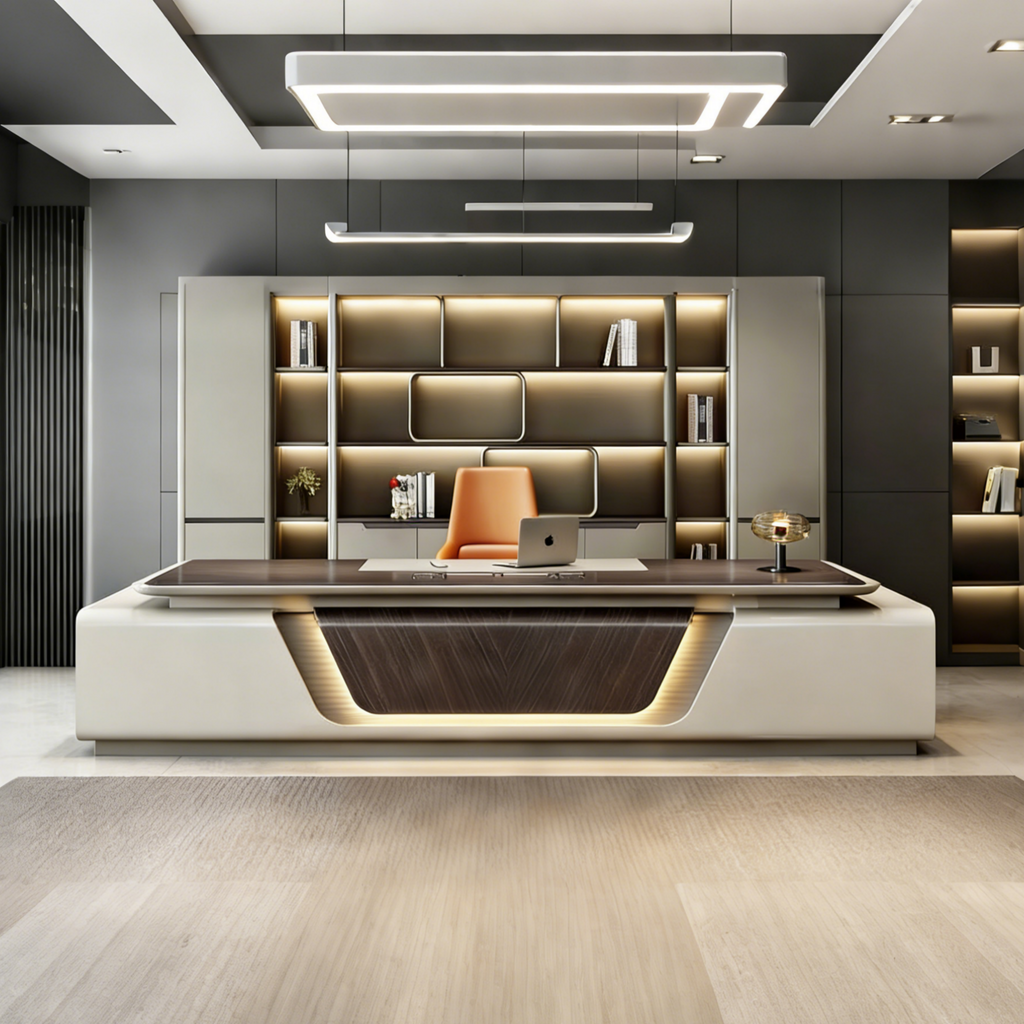 Bespoke Large Executive Desk for Office Interiors