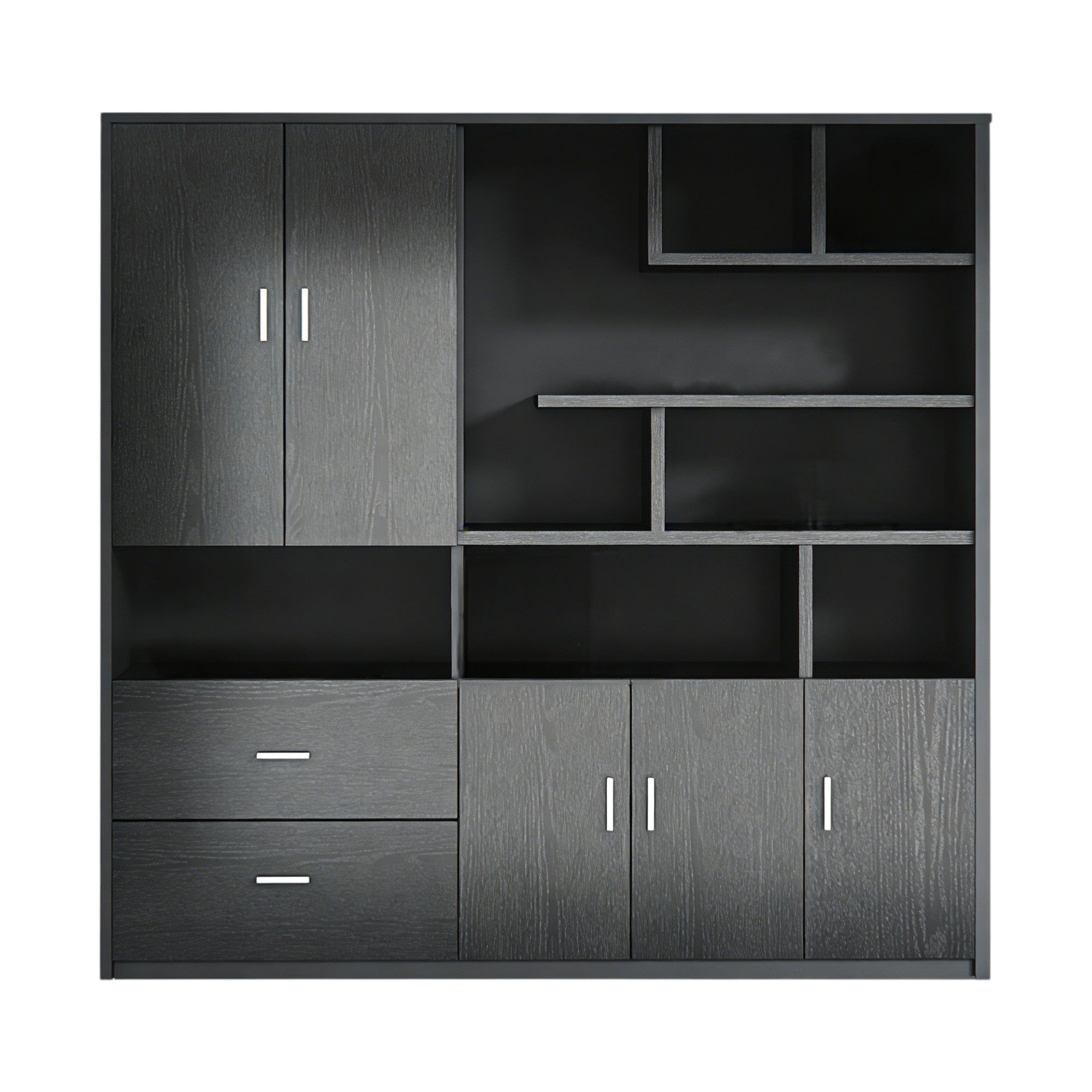 Executive Bookcase Cabinet with File Storage