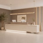 Linear Front Office Reception Counter