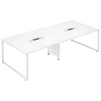 Modular Boardroom Table with Integrated Power