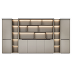 Prestige Illuminated Office Storage Wall
