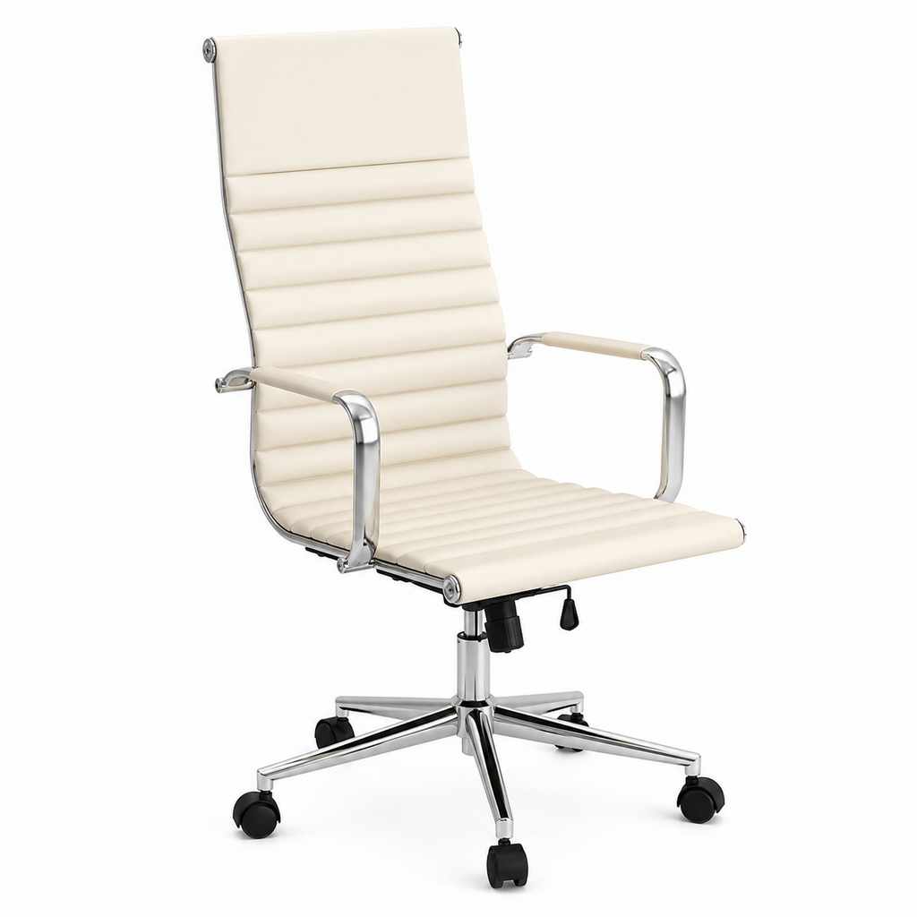 Ergonomic Leather Executive Chair with Tilt Function