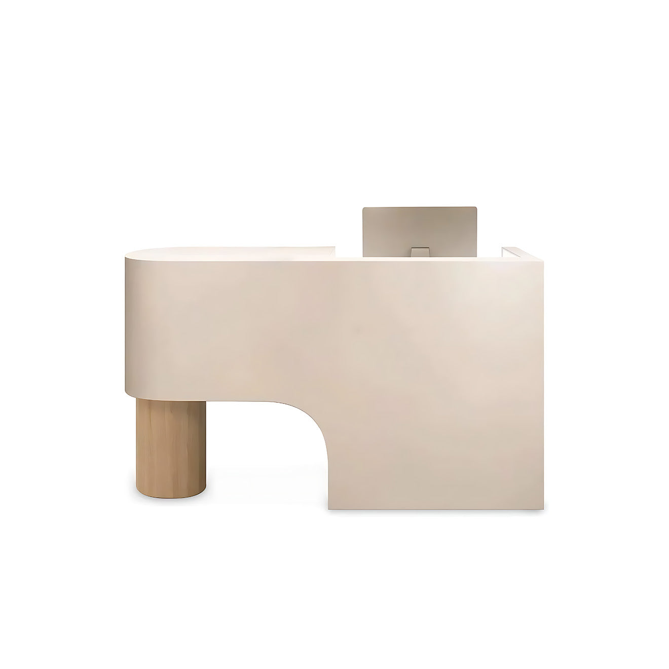 Cantilever Reception Desk in Modern Style