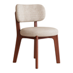 Modern Timber Dining Chair with Custom Upholstery Options