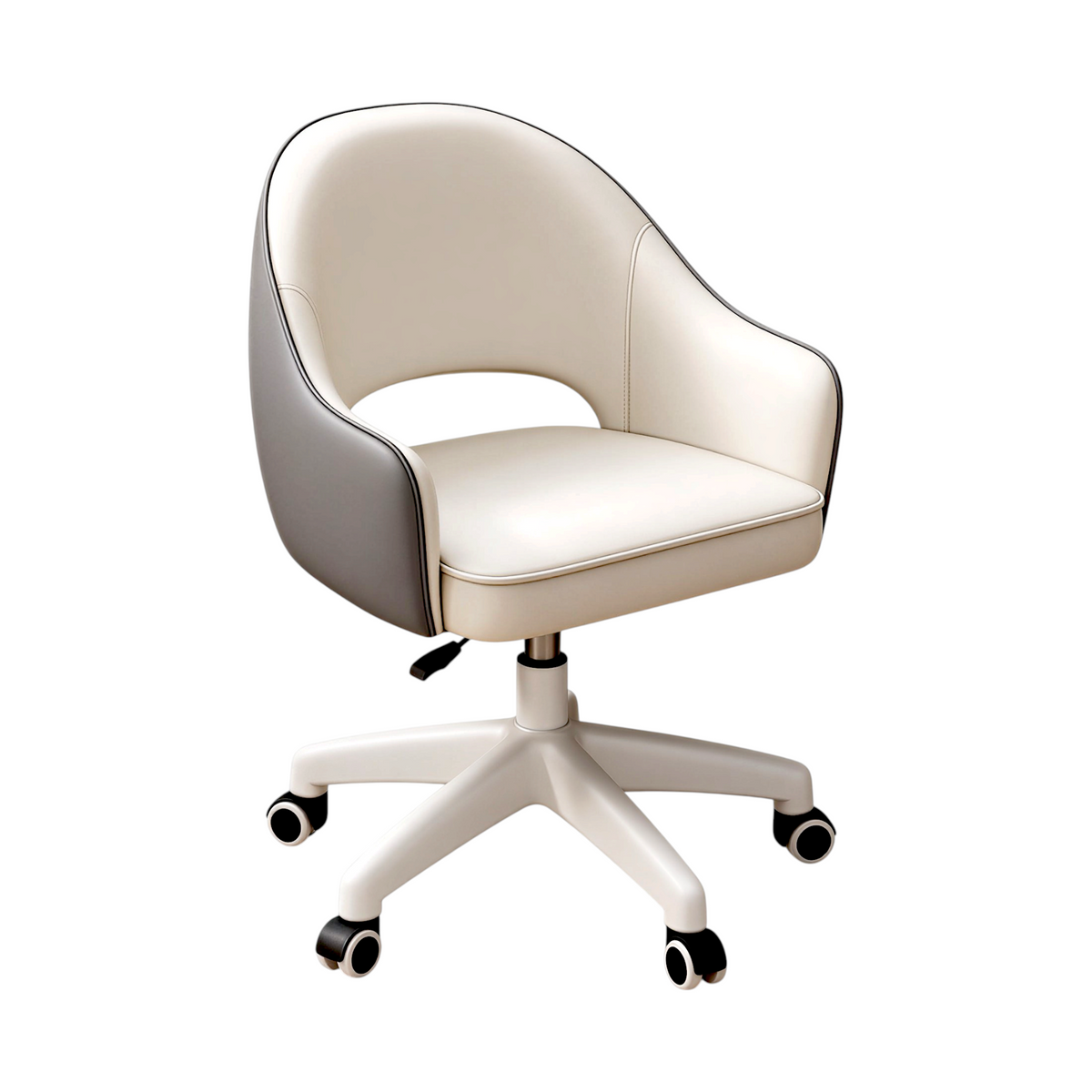 Contemporary Office Chair with Curved Back Custom Colours
