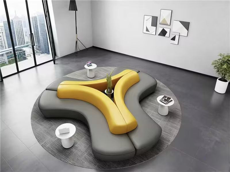 Modern Two-Tone Vibrant Design Modular Sofa