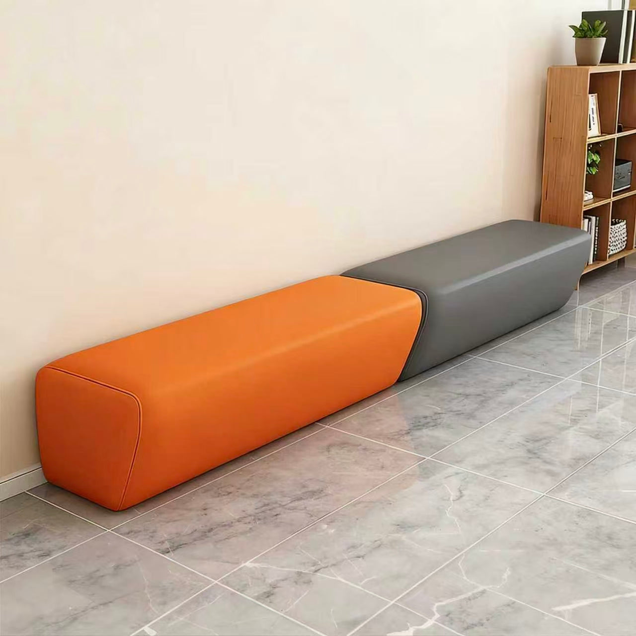 Two-Tone Modern Modular Bench Seat