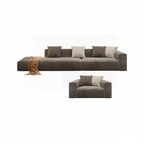 Modern Modular L Shape Corner Sofa With Ottoman For Living Room