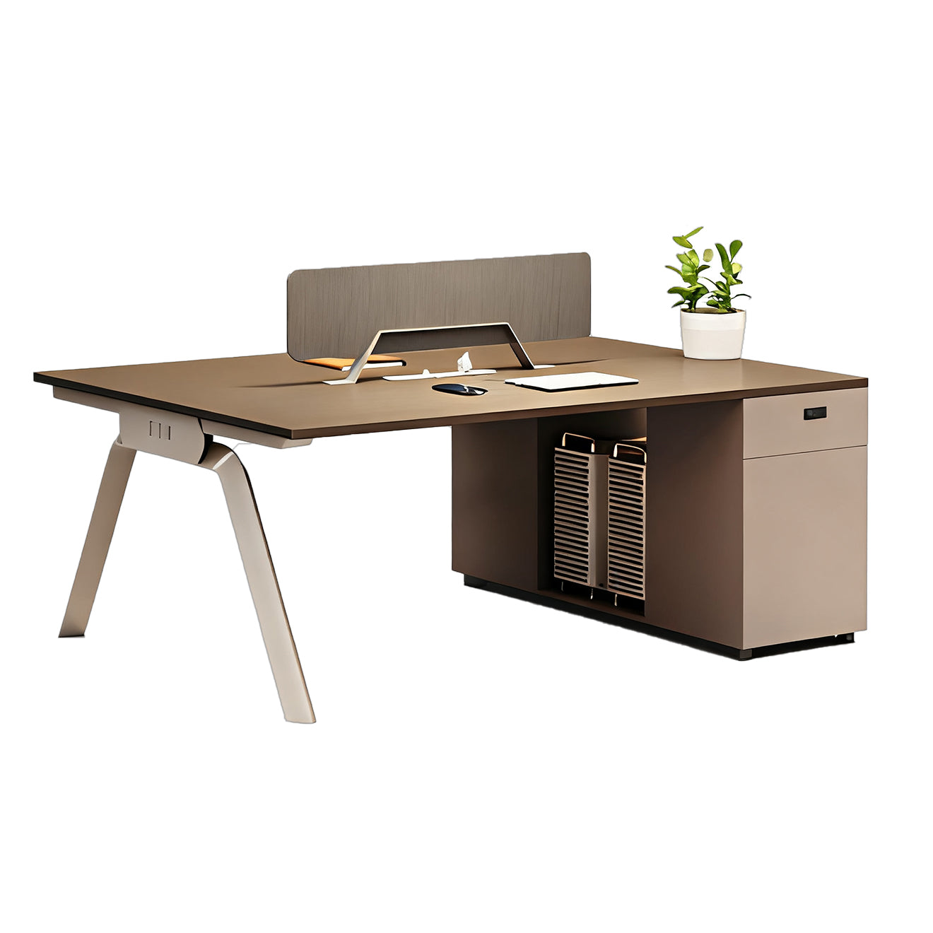 Open-Plan Workspace Modular Office Desk System