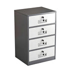 Slim Under Desk Lockable Office Storage Cabinet with Drawer