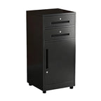 Slim Under Desk Lockable Office Storage Cabinet with Drawer