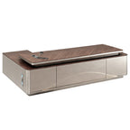 Designer Executive Desk with Feature Light and Storage