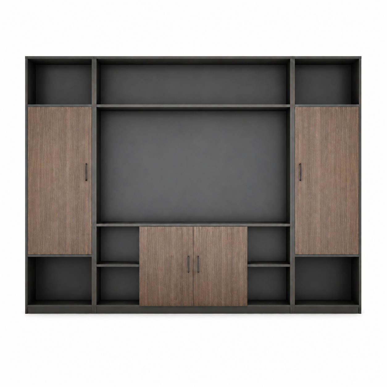 Executive Office Filing Cabinet with LED Display Shelving