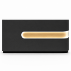 Modern LED Reception Counter with Custom Branding