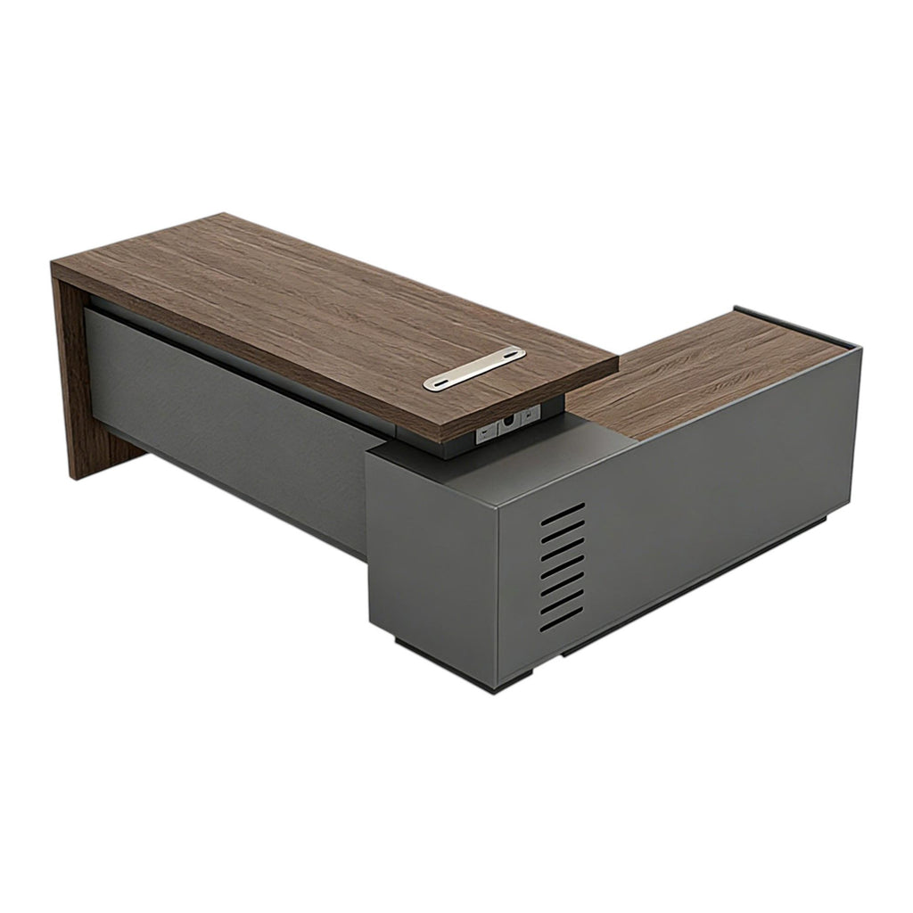 Director Office Desk with Return Storage and Modesty Panel