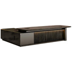 Premium Boss Desk with Storage Return