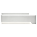 Curved Commercial Reception Desk with LED Detail