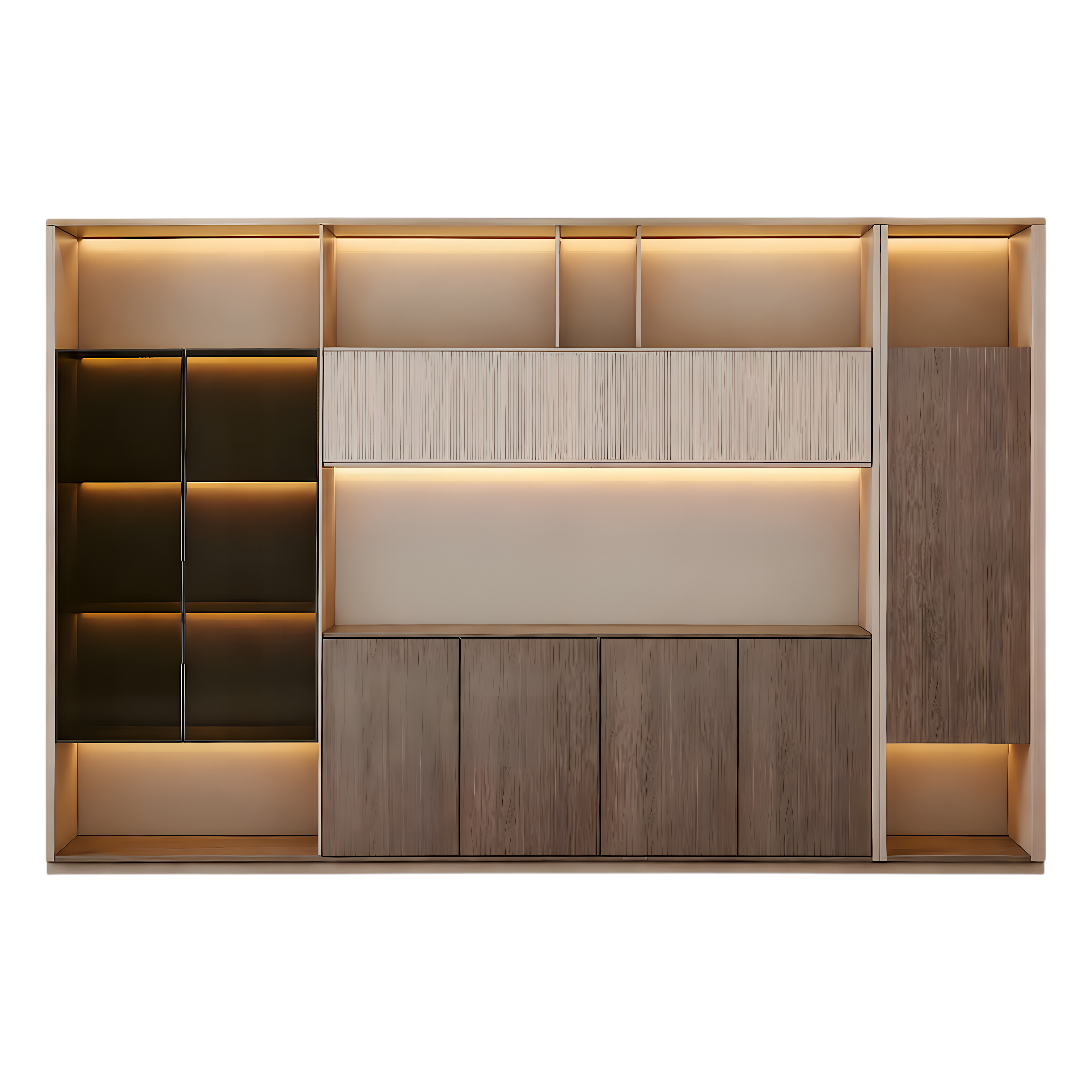 LED Storage Wall for Professional Offices
