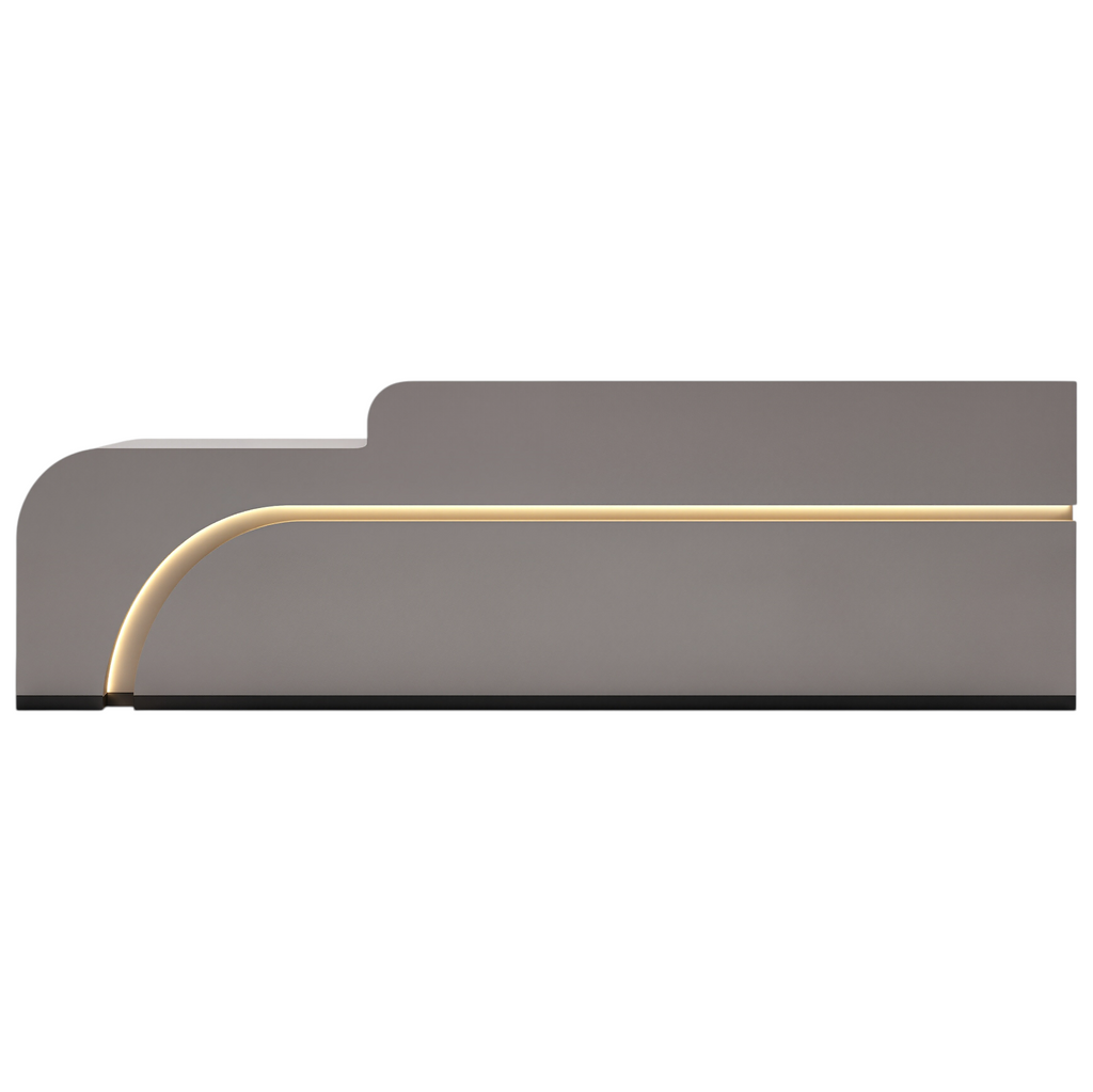 Premium Curved Reception Counter