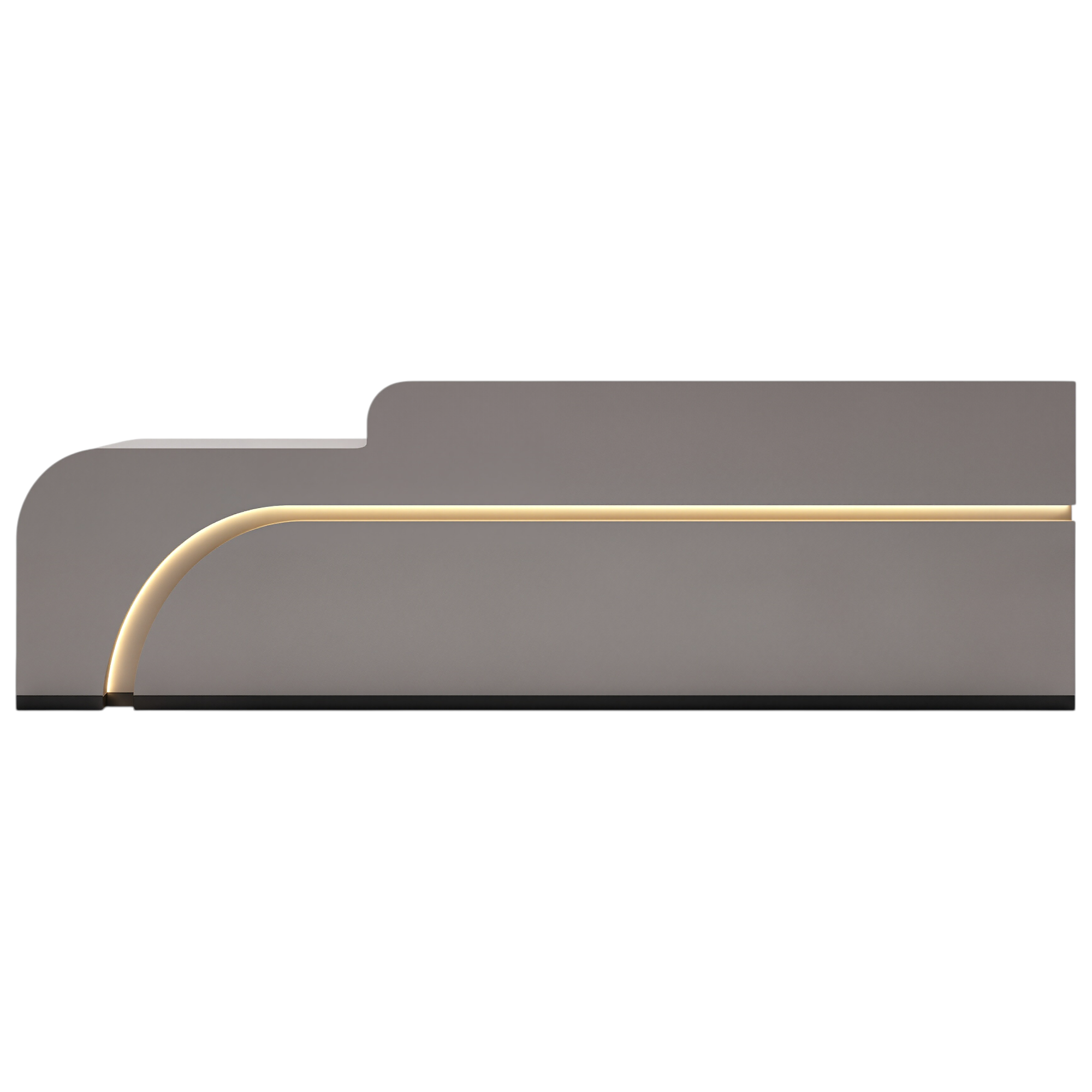 Premium Curved Reception Counter