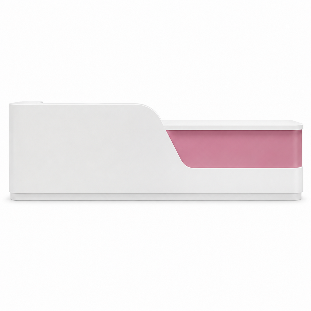 Contemporary Right-Angle Reception Desk for Professional Spaces