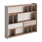 Executive Office Cabinet with Illuminated Shelving