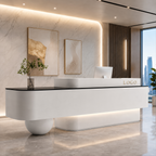 Premium Front Counter with Rounded Edge Design