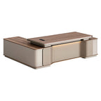 Designer Executive Desk with Rounded Edge Detail