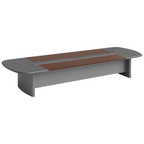 Premium Dual-Finish Meeting Table