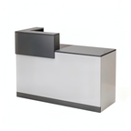 Contemporary Welcome Desk with Elevated Counter Front
