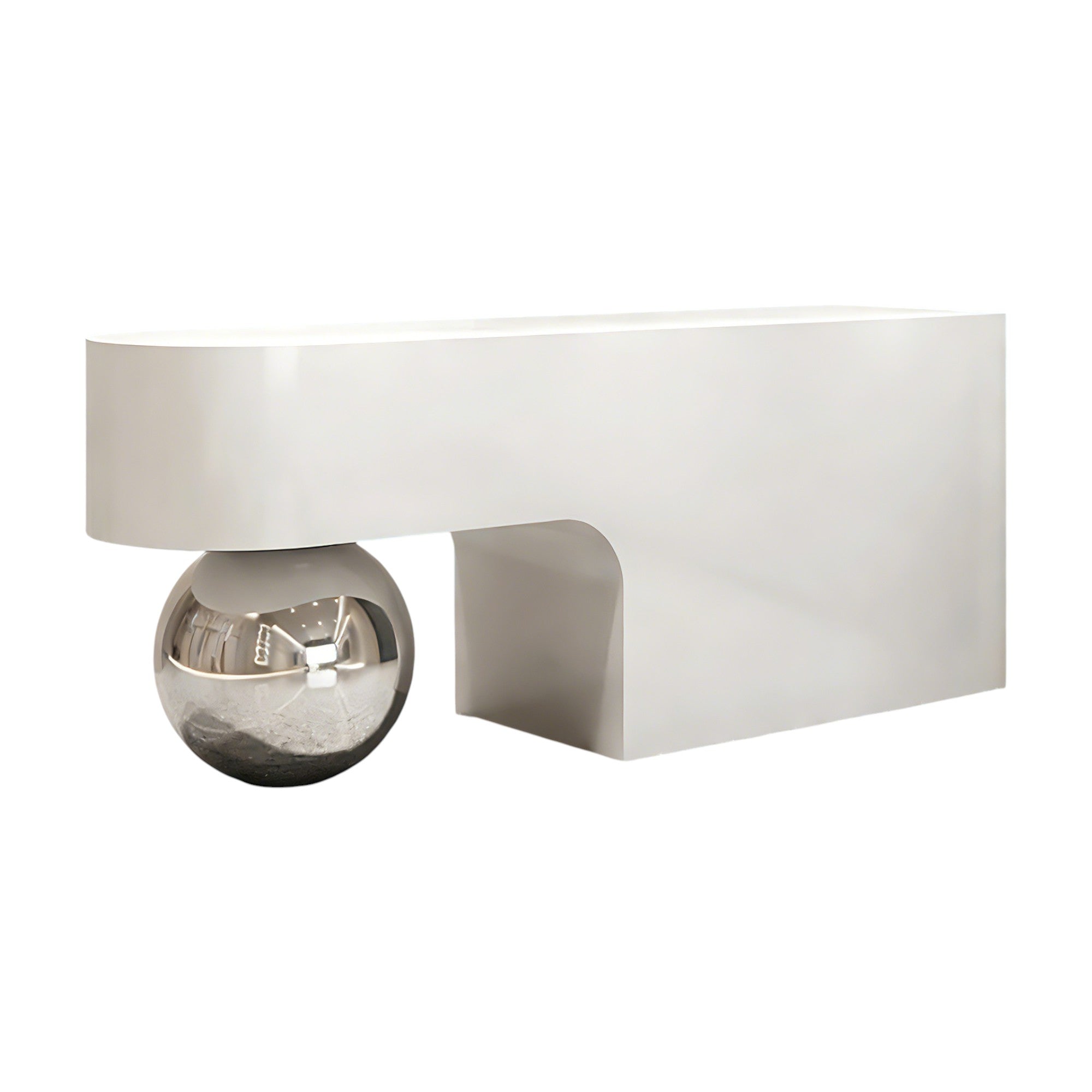 Commercial Reception Desk with Curved Side Profile